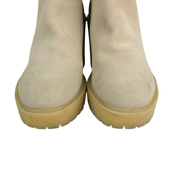 Dolce Vita Calea Dune Suede Heeled Boot Tan Size 7.5 - Picture 6 of 10